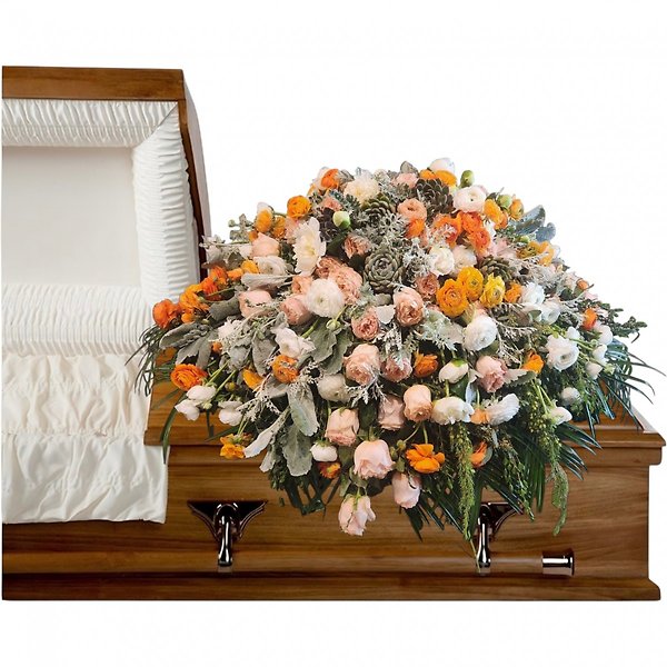 Victorian Enchantment casket spray