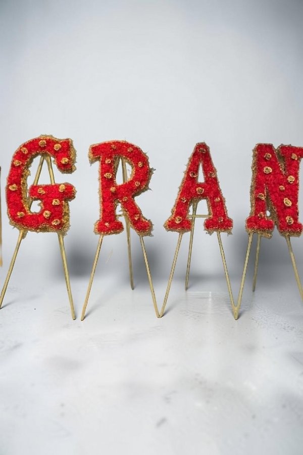 Flower Funeral Letter